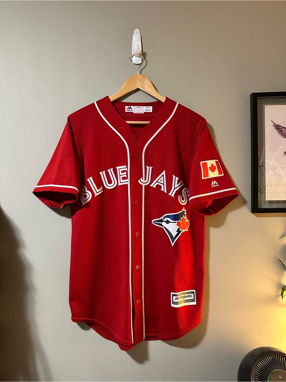 Majestic Red Toronto Blue Jays Jersey